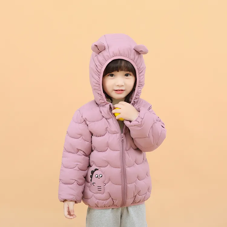 新品婴幼儿棉衣冬加绒加厚儿童外套棉服男童女童宝宝保暖连帽棉袄