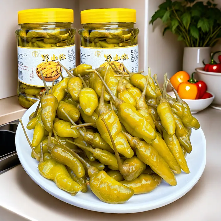 拌饭婆广西野山椒酸辣泡椒酸菜烤鱼佐料小米辣新鲜老坛广西土特产