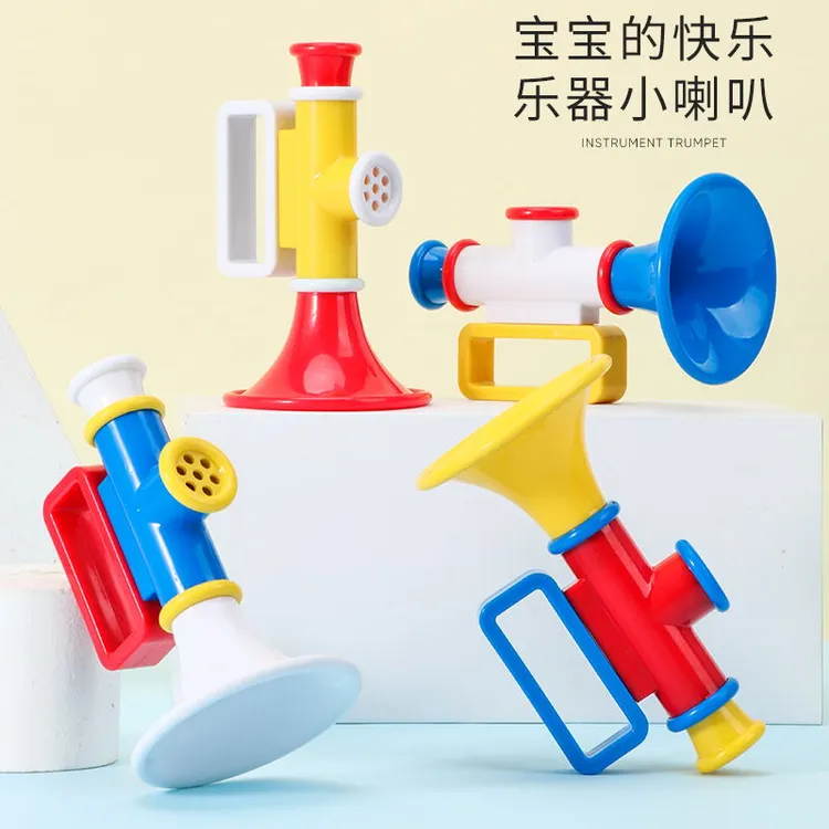 （低分贝小喇叭）儿童玩具吹口哨哨子宝宝可吹响口琴吹奏0-3岁