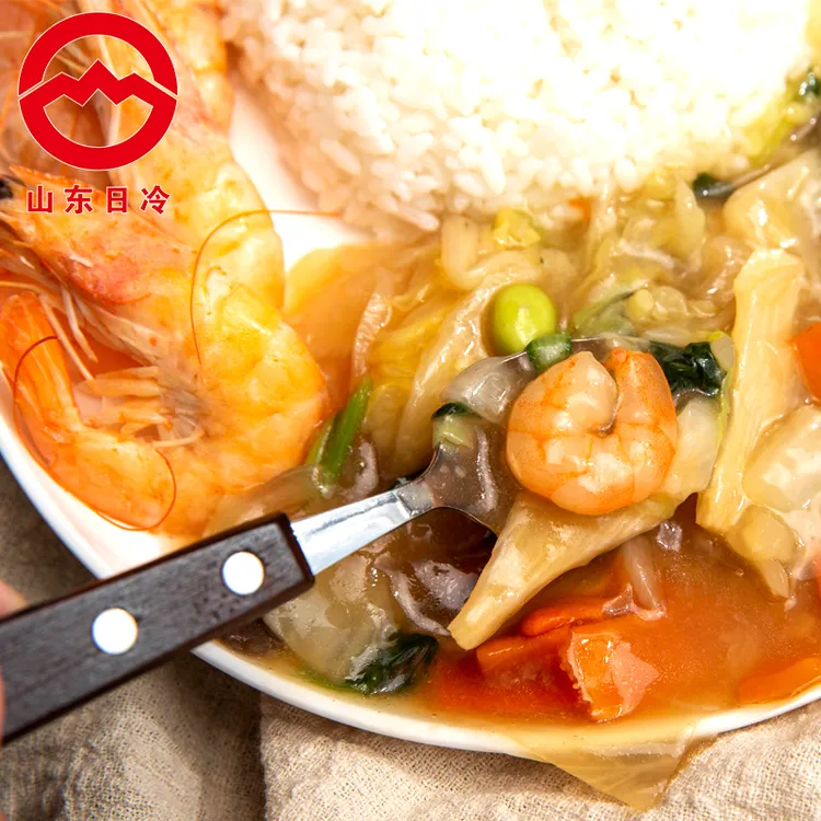 山东日冷鸡汤海鲜盖浇调理包出口同款微波即食210g*2/袋发生鲜