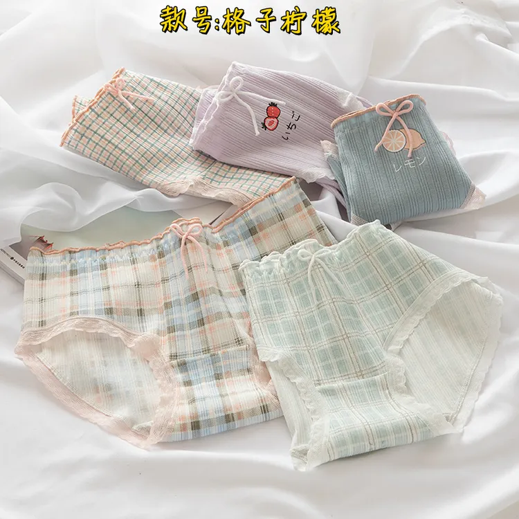 新品多款少女纯棉5条短裤可爱中腰透气吸汗提臀透气打底裤头女士