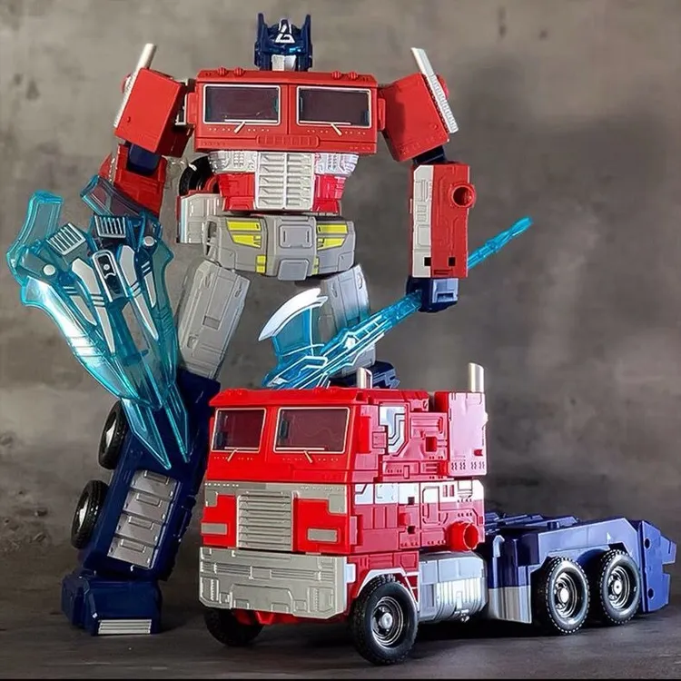 大号变形玩具擎天5柱飞机金刚汽车合金模型机器人男孩益智礼物6岁