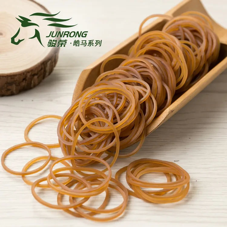 骏荣橡胶-皓马系列橡皮筋本色橡皮圈皮筋乳胶圈橡筋-多种大小