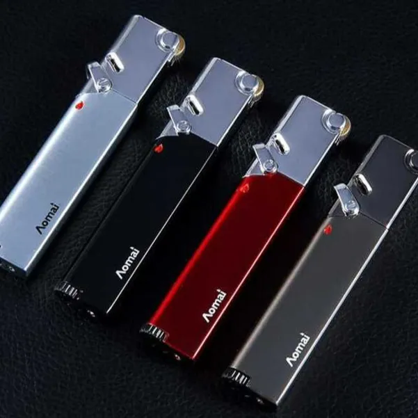 小巧新潮流便携式直冲充气砂轮防风稀奇古怪打火机定制男友礼品