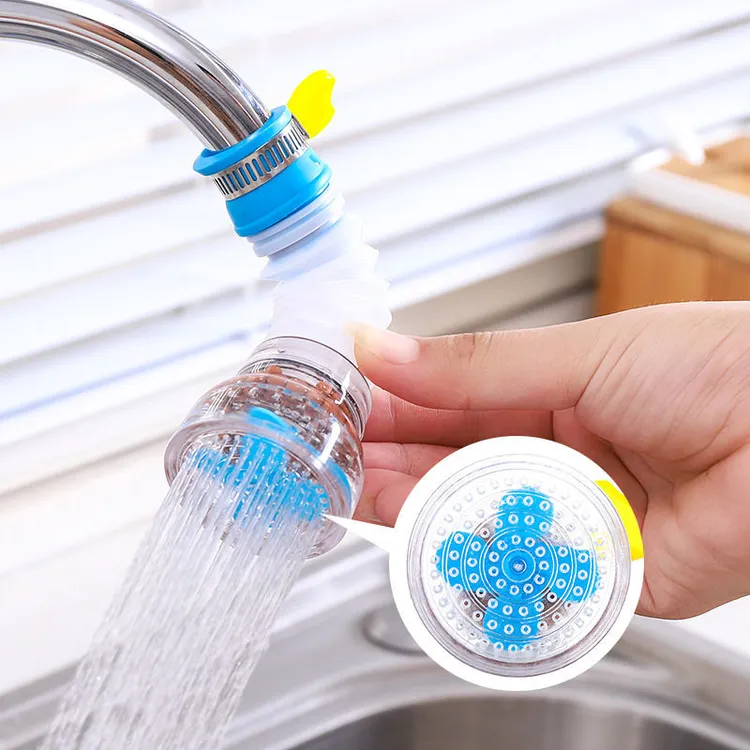 家用水龙头过滤器节水净水防溅水3合1滤水可伸缩旋转防溅水花