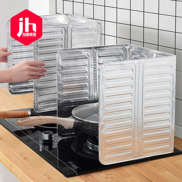 【惠子知家】家用铝箔挡油板灶台煤气灶隔热隔油挡板防油烟溅挡板