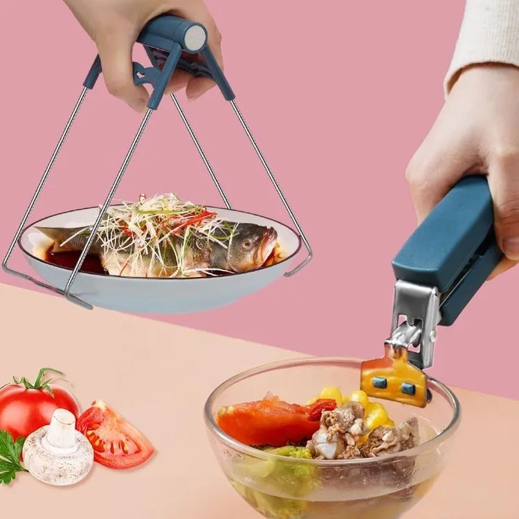 防烫夹取碗器两件套告别用抹布端菜
