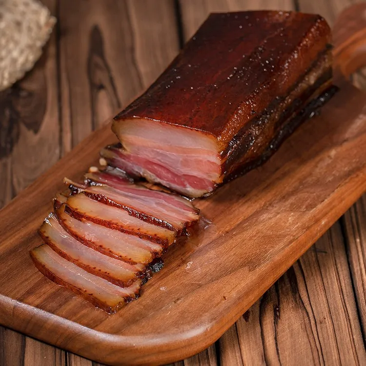沙坡里湖南特产农家柴火烟熏腊肉五花肉500克腊猪肉腊味正宗腊肉