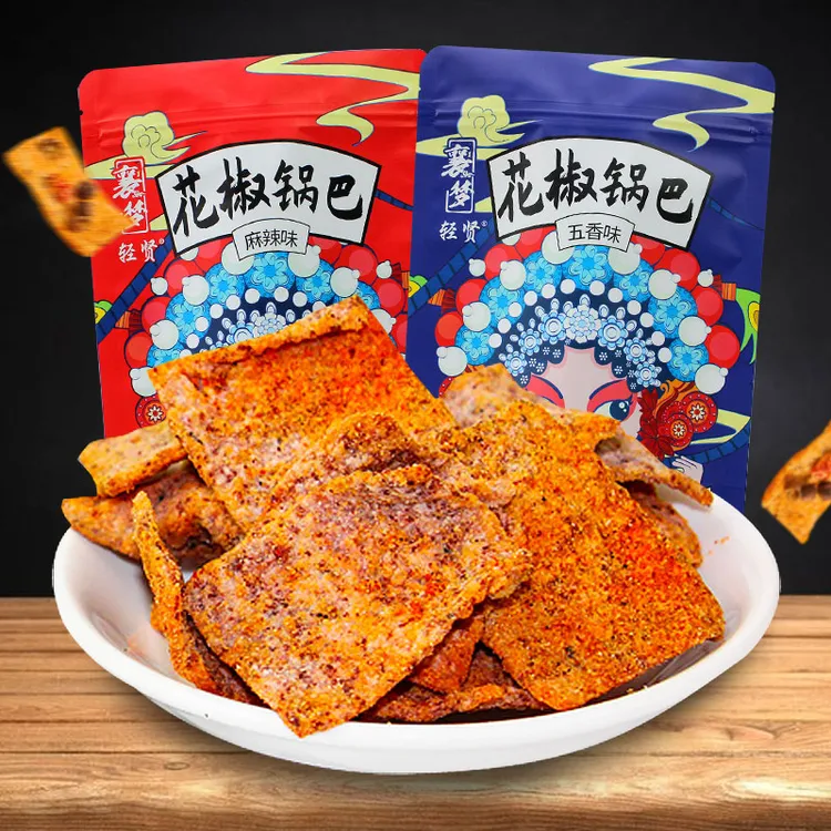 襄梦花椒锅巴108g/袋 买2袋送3袋