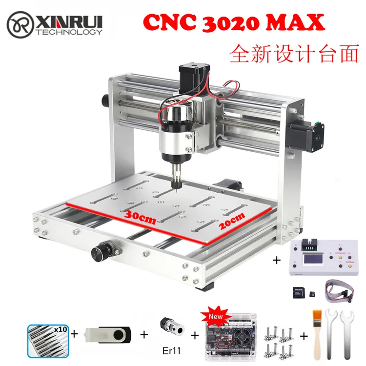 蕊乐斯CNC3018/3020MAX全金属DIY小型雕刻机小型数控激光雕刻