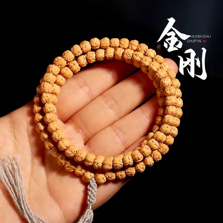 三日红玄武纹佛手五爪金龙小金刚菩提子108颗佛珠单圈手串南瓜矮