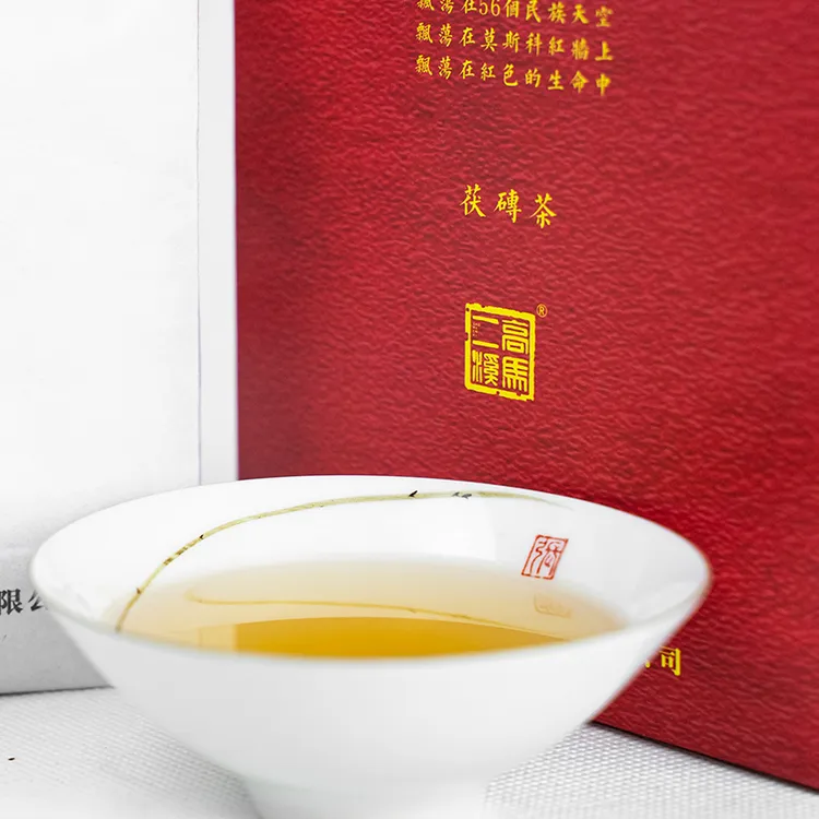 高马二溪 铁色传奇 金花茯茶 老茶  非遗茶 安化黑茶  醇厚