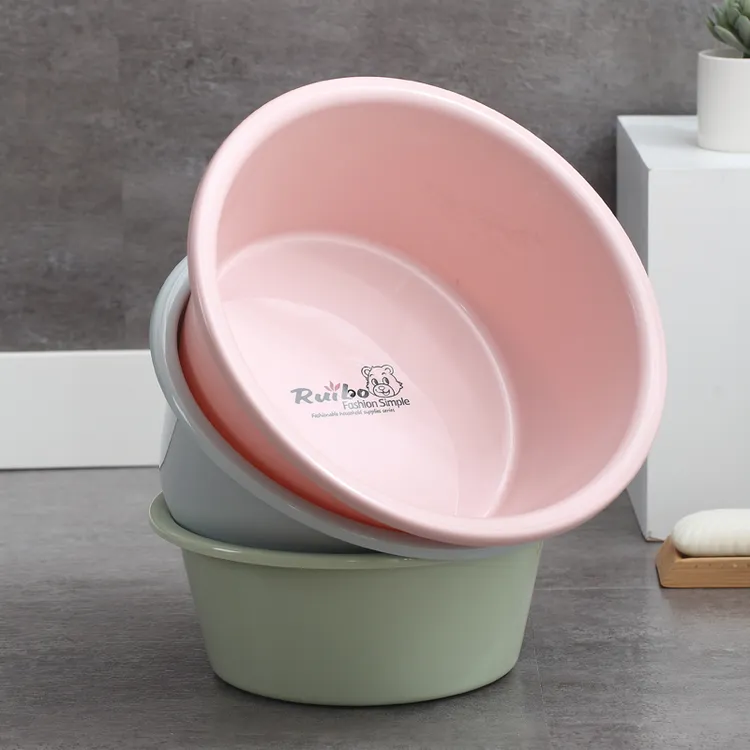 加深洗脸盆 家用塑料盆洗漱盆小中大号盆子洗脚盆加厚洗衣盆包邮