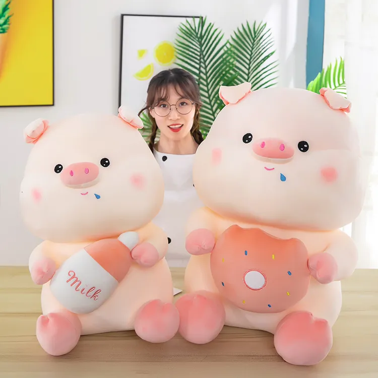 正版高品质猪猪毛绒玩具可爱小猪玩偶大布娃娃超萌儿童女孩礼物