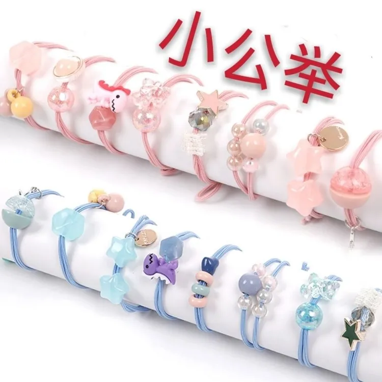 中小学生发圈女韩版学生可爱发绳儿童头绳小恐龙橡皮筋少女心网红