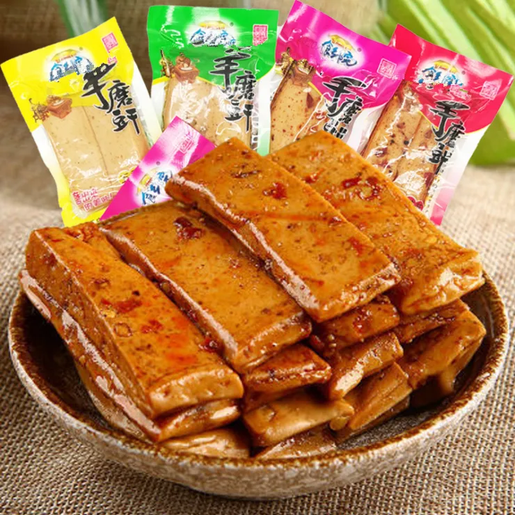 重庆特产手磨豆干麻辣豆腐干独立小包装休闲零食开袋即食五香豆干