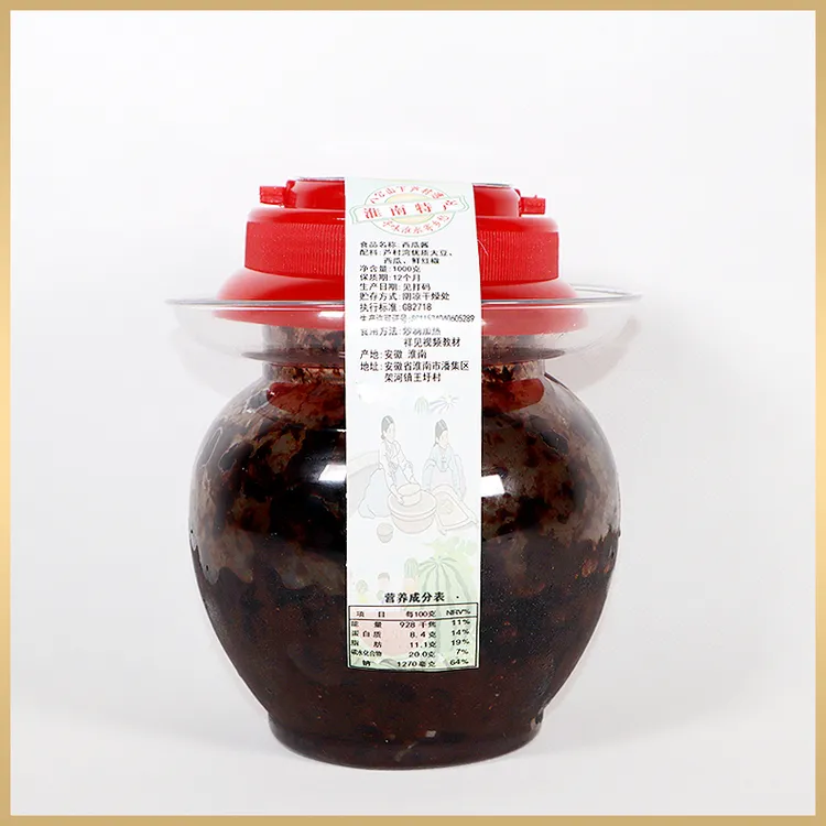 芦村湾 淮南特产传统 西瓜酱炒制食用下饭酱生酱 1000g*1瓶