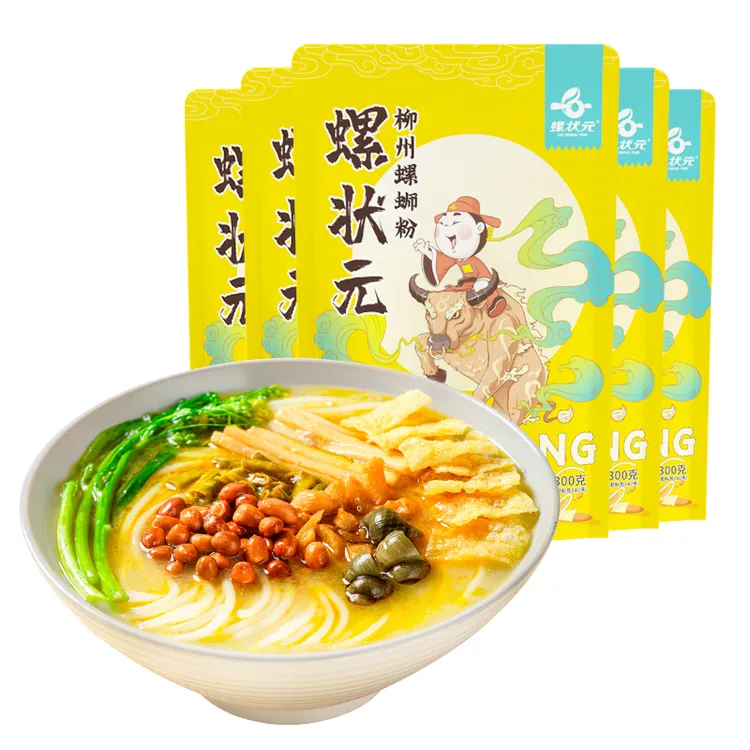 【牛骨金汤300g*6袋】螺状元广西柳州正宗美食鲜香爽口味粉螺蛳粉