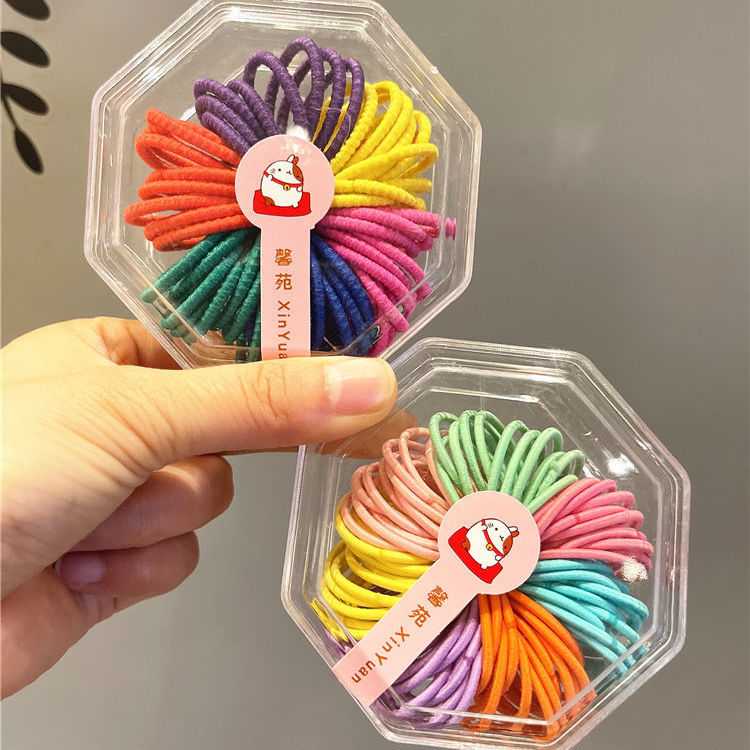 儿童皮筋不伤发弹性好宝宝小号发圈女童头饰扎发头绳婴儿发饰发绳