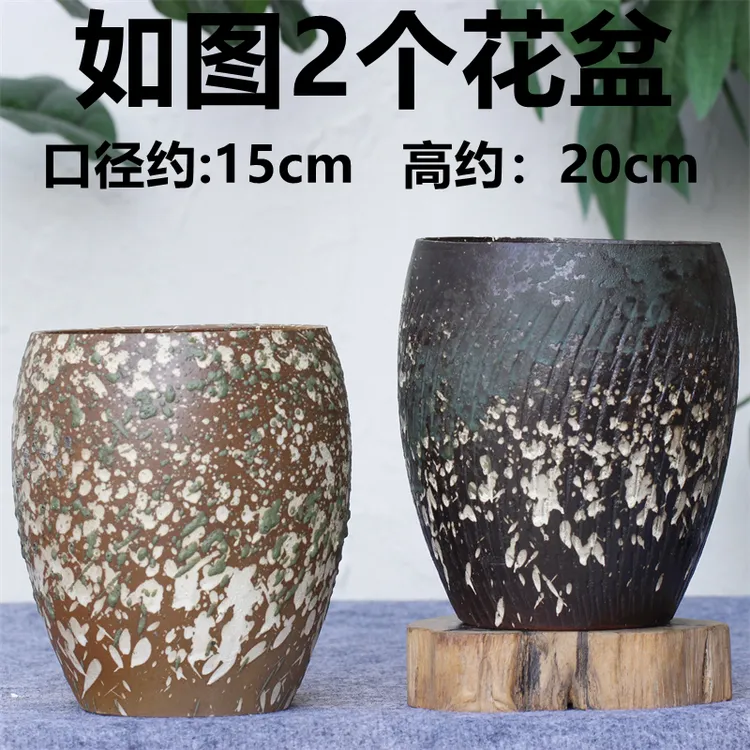 四方盆大号兰花专用花盆大口径多肉植物陶罐北欧简约小紫砂包邮