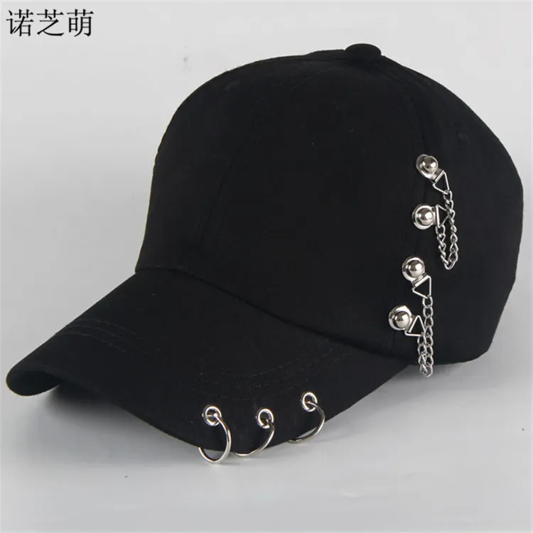 圆环棒球帽子 网红男女士个性新潮男遮阳帽 太阳帽 嘻哈鸭舌帽
