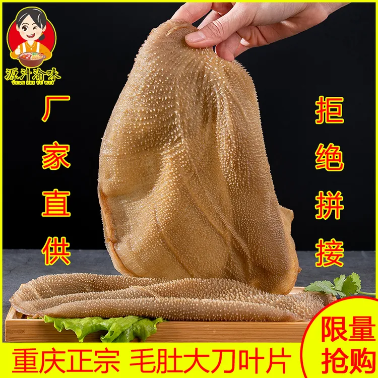 牛百叶水发毛肚大叶片脆爽牛毛肚5斤四川重庆火锅食材菜品批发