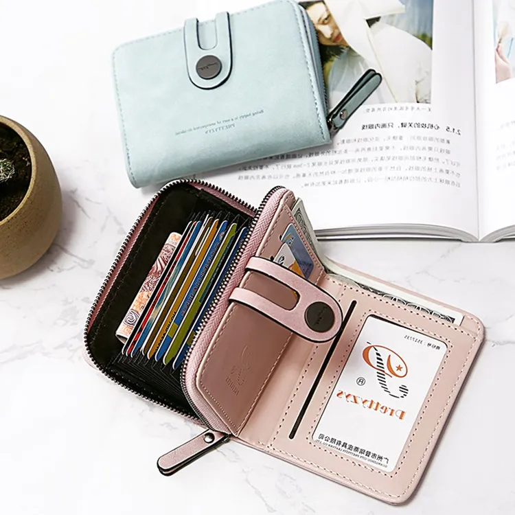 折叠小钱包女短款卡包女士精致高档2024新款时尚简约小众设计钱包