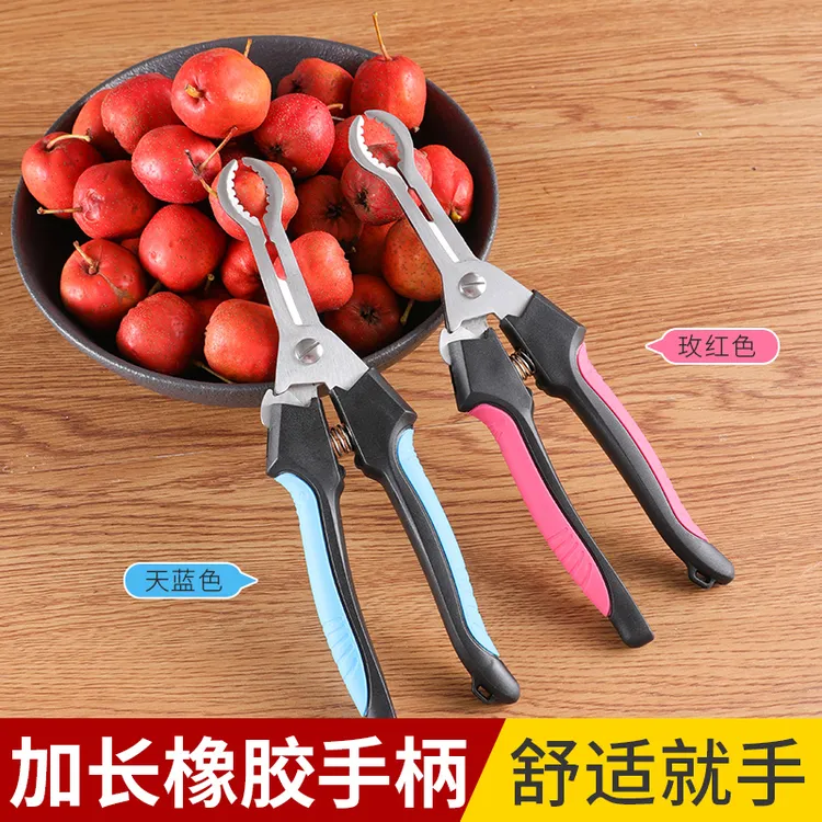 新款山楂去核器冰糖葫芦制作工具果核专用掏山楂核山里红钳扣籽刀