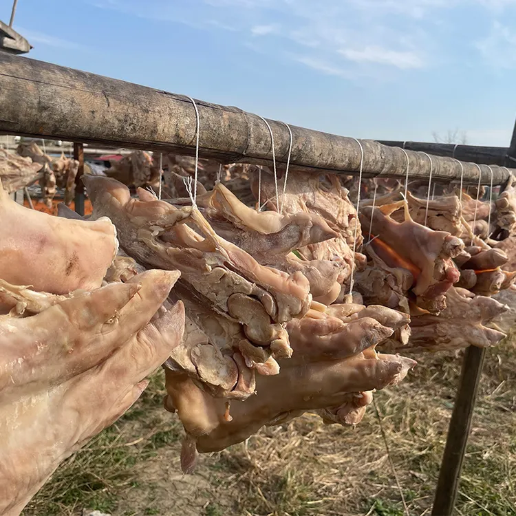 安徽传统腊猪脚咸猪蹄农家手工腌制猪爪子1斤-5斤装