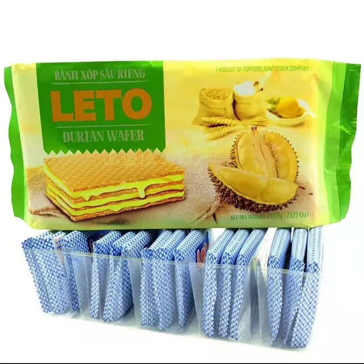 越南进口多种味道夹心威化饼干200克零食特产