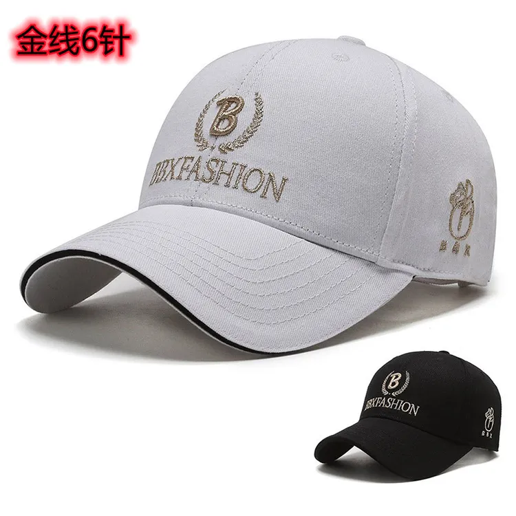 休闲春秋帽子时尚棒球帽情侣小红标刺绣鸭舌帽遮阳防晒户外运动
