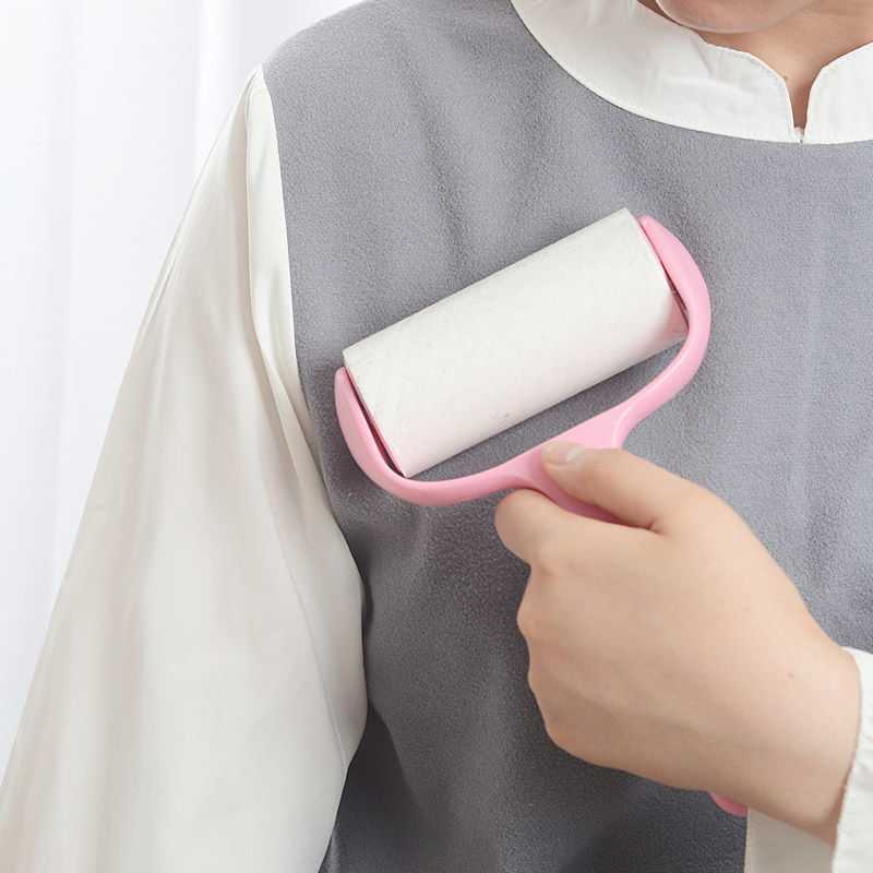 可撕式便携衣服妮子外套粘毛器去毛滚筒刷毛器滚毛器粘尘纸除服装