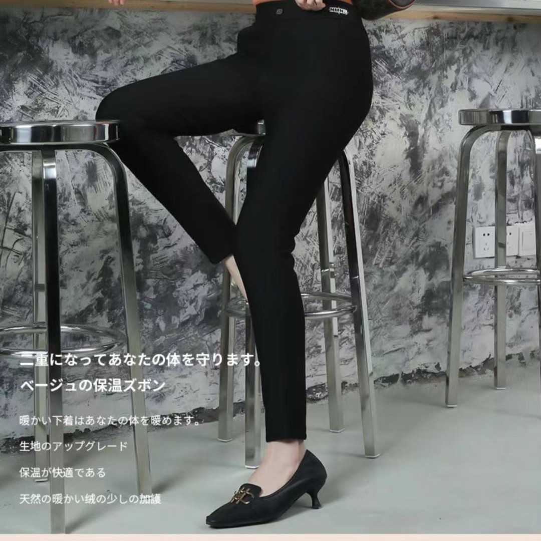 YL 女士驼绒罗马外穿保暖裤2120