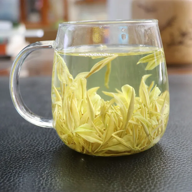 奶香白茶！安吉黄金芽茶叶2025新茶高山正宗茶厂送礼熊猫绿茶