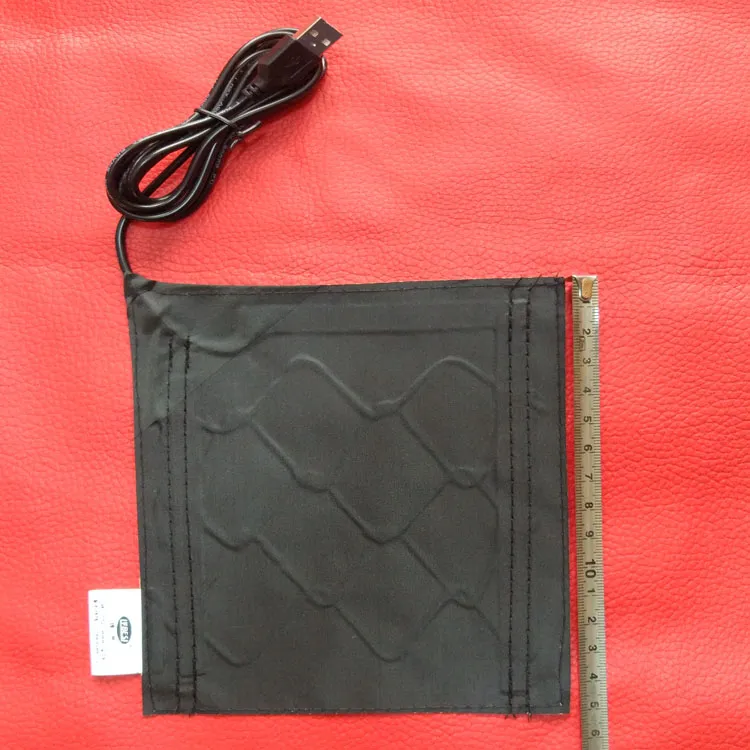 USB加热布5V碳纤维发热膜保暖DIY鼠标垫暖脚暖腰1.4米线长1515