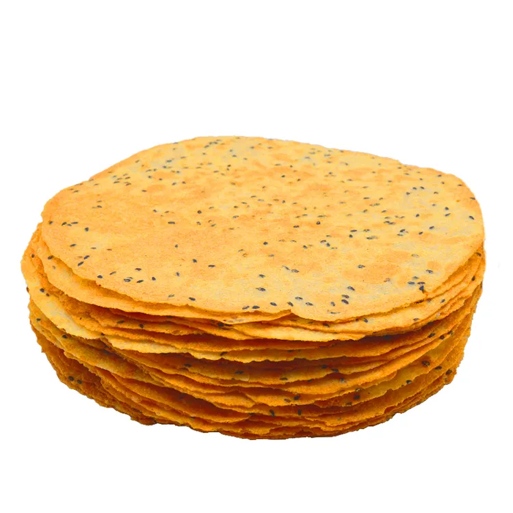 够晋昔阳压饼450g芝麻薄脆3袋24个饼干花椒叶味香脆零食山西特产