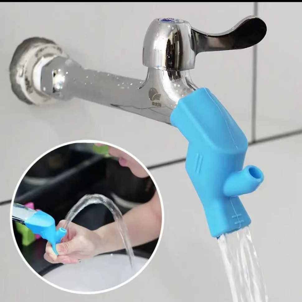 【拍一发五】硅胶水龙头延长器水龙头延伸器 水槽防溅饮水器
