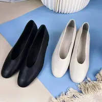 【绵羊皮】双层绵羊皮舒适高跟鞋女鞋浅口时尚通用尖头工作中国风