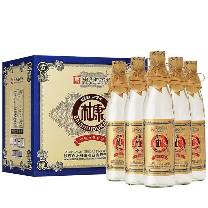 白水杜康【主播推荐】经典818浓香型粮食酒口粮白酒52度500ml*6