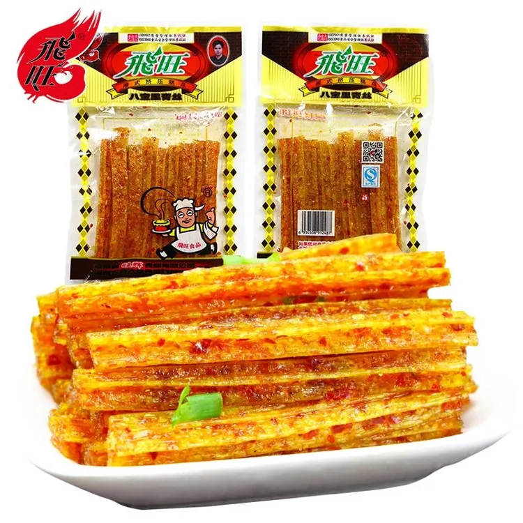 飞旺辣条八宝里青丝儿时童年休闲小零食麻辣怀旧辣片8090后小面筋