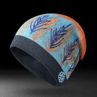 屲牌【wa】 ❄0044 双层小树印花冬季保暖户外运动跑步时尚针织线帽