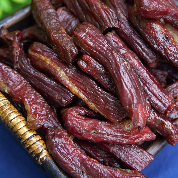 广发草原牛肉干零食休闲手撕香味炭烤嚼劲500克风干30天保质期