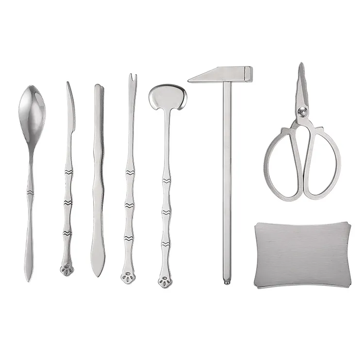 吃蟹工具蟹八件家用拆蟹螃蟹剪刀吃大闸蟹工具套装多功能螃蟹工具