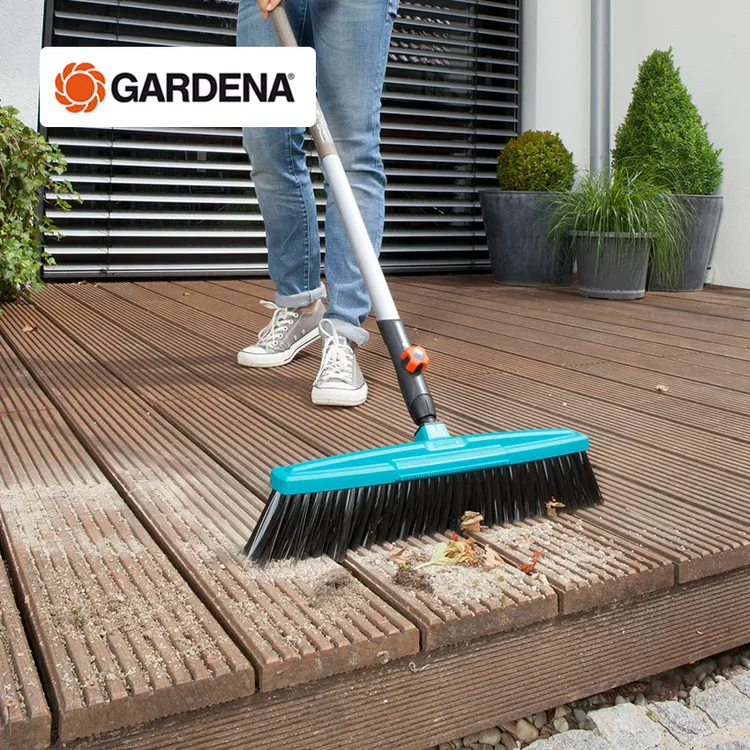 德国进口嘉丁拿GARDENA 41cm硬毛花园清洁扫帚 户外庭院清理扫把