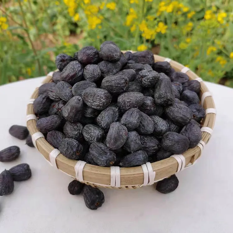 太行山农家无核黑枣河北特产软枣小柿子君迁子250g1斤