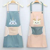 小熊围裙厨房家用围裙专用做饭松弛感围裙居家好物男女同款