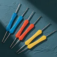 双头钩针工具手工家用毛衣勾线手工编织手编拖鞋围巾老式两头勾针