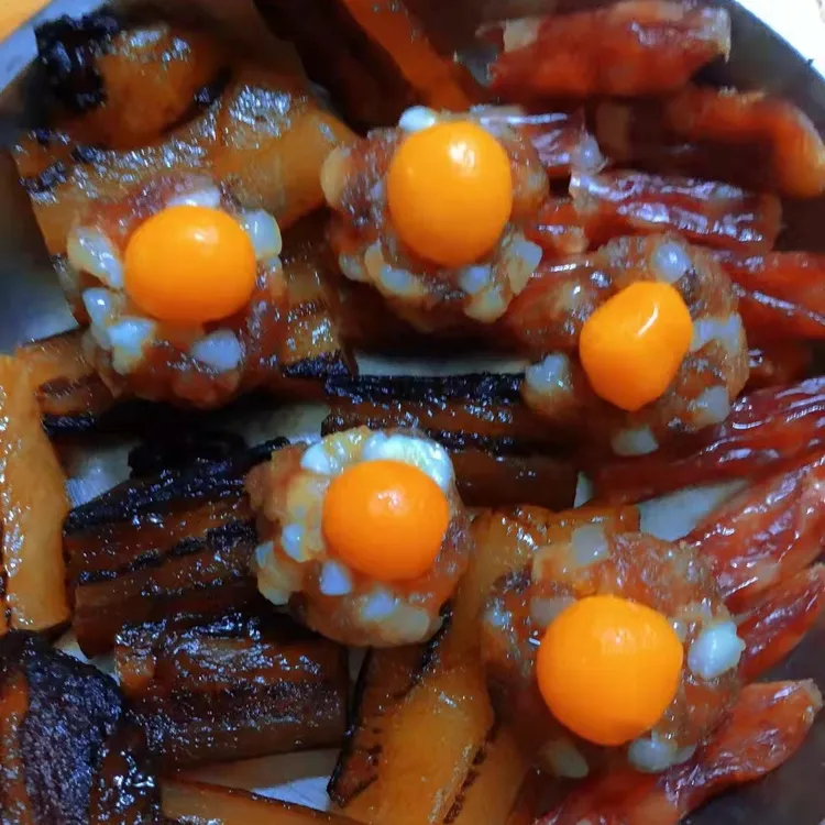 广东特产 咸蛋黄腊肉饼 御福记腊肉饼 300克
