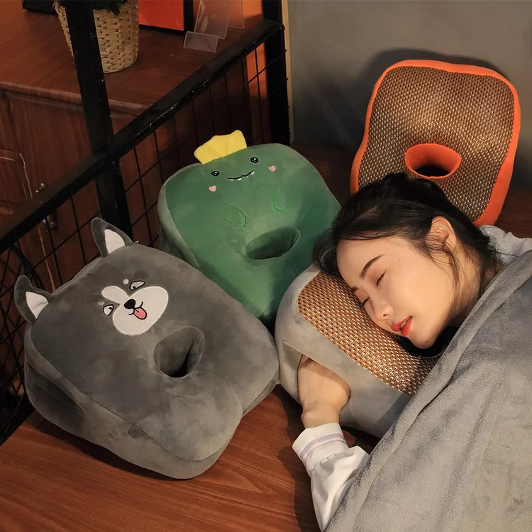 趴趴枕学生睡觉午睡枕趴睡枕办公室午休枕儿童小枕头四季靠枕抱枕
