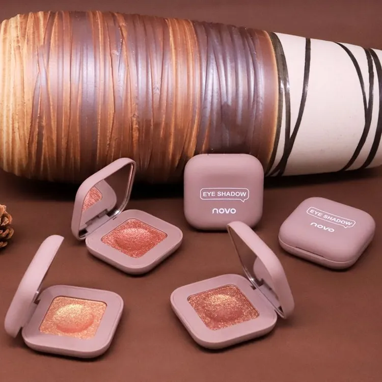 novo酷潮单色眼影新手初学者珠光闪片眼影学生必备便携不脱妆上色